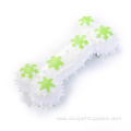 christmas color chew dog bone squeaky pet products